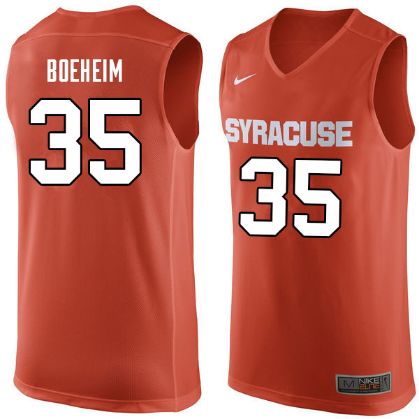 Men #35 Buddy Boeheim Syracuse Orange College Basketball Jerseys Sale-Orange